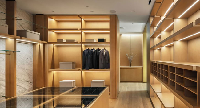 progettazione d'interni: cabina armadio su misura