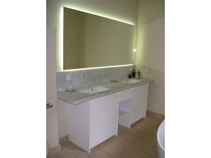 Arredamento di una villa in Costa Azzurra - zona bagno