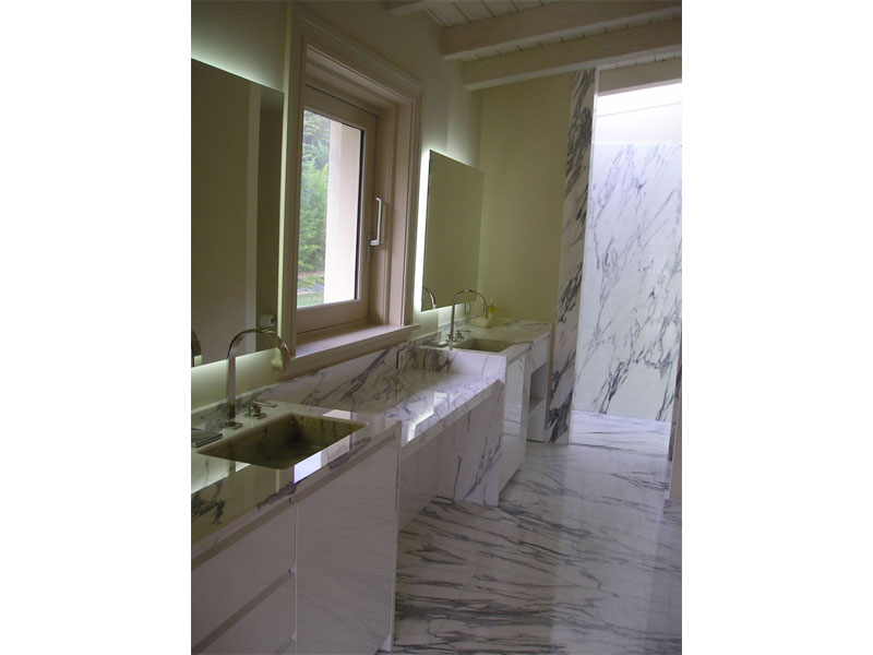 Arredamento di una villa in Costa Azzurra - zona bagno